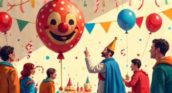 Jubiläum, Clown, Party