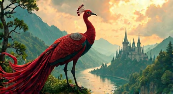 Investmentbanker und ihr Pfau im Hochland