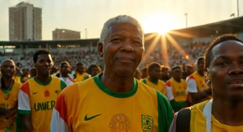 Politische Einflüsse im Fußball von Nelson Mandela (Genie, 1918-2013) (9/10)