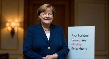 Soziale Verantwortung von Entertainern: Dr. Angela Merkel (6/10)