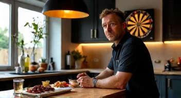 Alexander Kumptner über die kulinarische Verbindung zum Darts