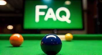 Die 5 meistgestellten Fragen (FAQ) zu Snooker