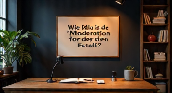 Ich bin Bodo Bach, beantworte die Frage: Wie wichtig ist die Moderation für den Erfolg?