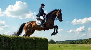 Ich erinnere mich an den Nervenkitzel des Springreitens