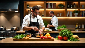 Kochshows, Medien, Unterhaltung: Ein Blick auf Böhmi brutzelt