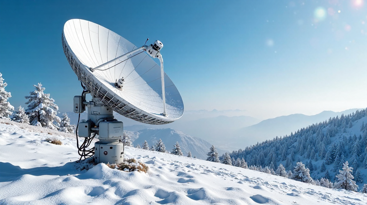 Satellitenempfang im Winter: Schnee, Antennenheizung und Lösungen