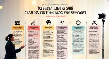 Das sind die Top 7 Schritte beim Casting für Talentshows