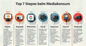 Das sind die Top 7 Schritte beim Medienkonsum