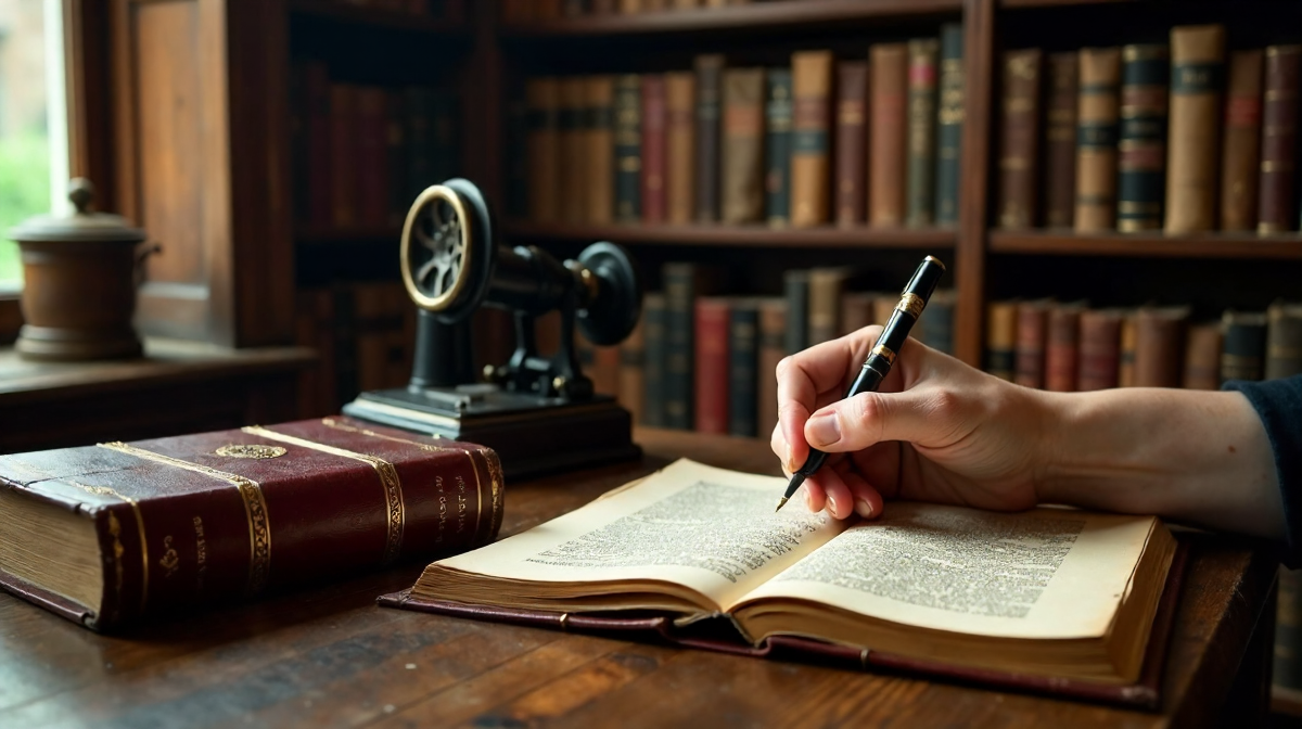 Die Faszination des Schreibens: Historische Genies und ihre Einflüsse auf Medien