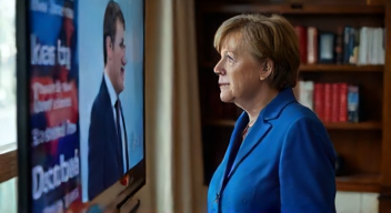 Ich bin Angela Merkel (Politikerin, 69 Jahre) und der politische Einfluss von Krimiserien ist bemerkenswert (9/10)