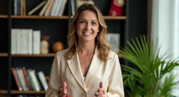 Ich bin Felicity Dean, und ich erläutere die Entwicklung. (9/10)