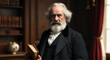 Ich bin Karl Marx (Soziologe, 1818-1883), und ich frage: Wie steht es um dein Verständnis von Kunst und Existenz? (6/10)