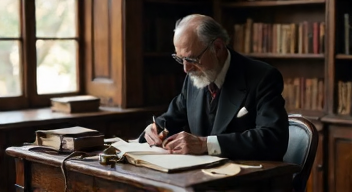 Ich bin Sigmund Freud (Vater der Psychoanalyse, 1856-1939) und untersuche das psychologische Verhalten (7/10)