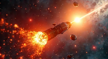 Ich erinnere an die Gefahren des Weltraumschrotts (1/10)