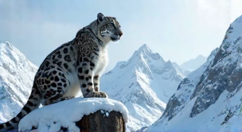 Ich erinnere mich an die majestätischen Schneeleoparden