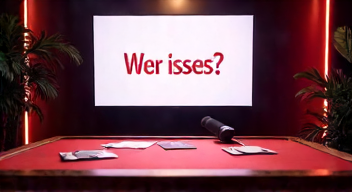 Ich erinnere mich an die spannende Sendung "Wer isses?" (1/10)